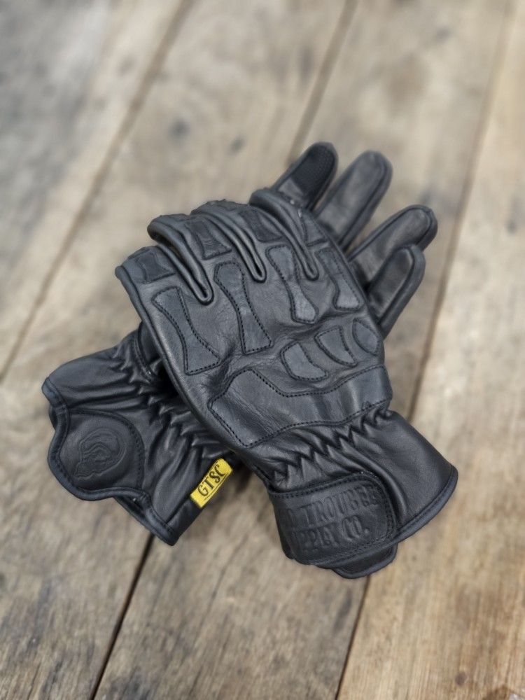 Leather Skeleton Gloves $75 FIRM