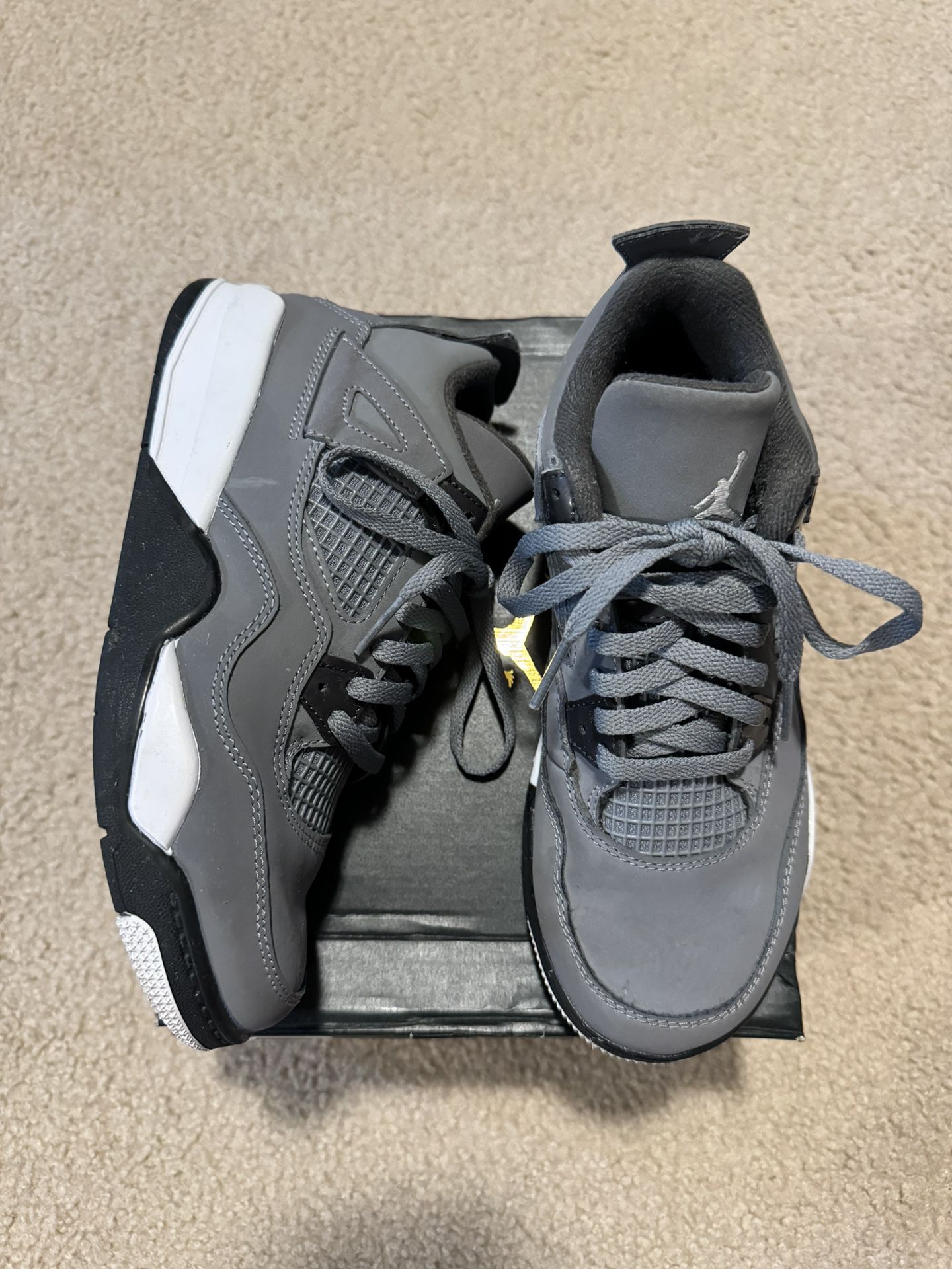Air Jordan 4 Retro 'Cool Grey' (2019) (PS) Size 2Y