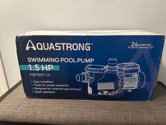 New Pool Pump - Aquastrong 1.5 HP Swimming Pool Pump PSP150T-LV