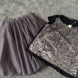 Esprit Sequin Top & Tulle Skirt Set - Brand New with Tags