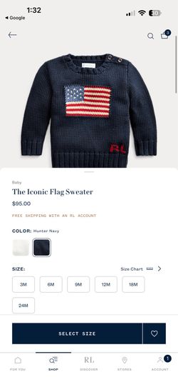 Ralph Lauren The Iconic Flag Sweater