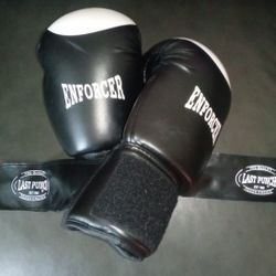 Last Punch 8 Oz Enforcer Boxing Gloves 