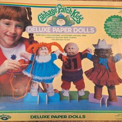 Vintage Cabbage Patch Kids Paper Dolls