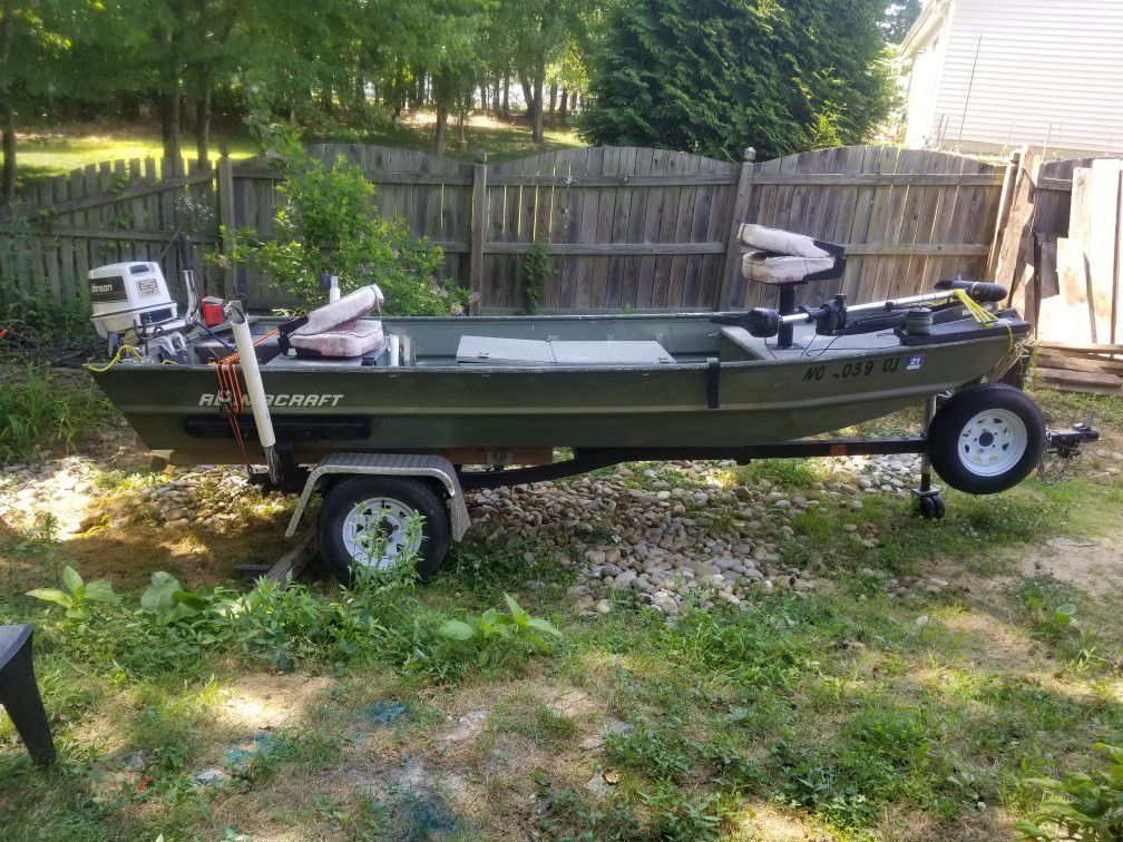 14 ft alumacraft jon boat