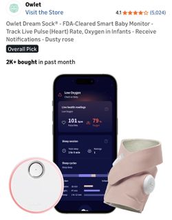 Owlet Dream Sock - Pink