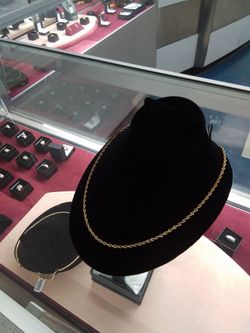 Gold necklace