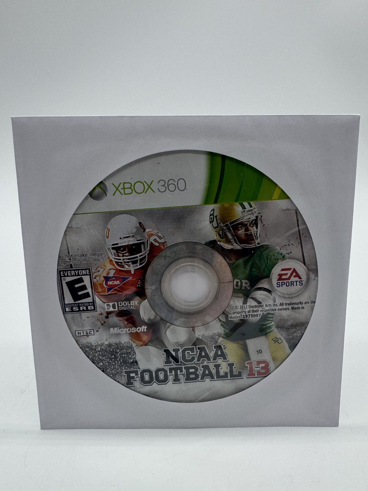 NCAA Football 13 2013 (Microsoft Xbox 360) Disc Only Tested