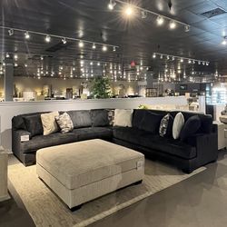 Charcoal 3PC Sectional Couch