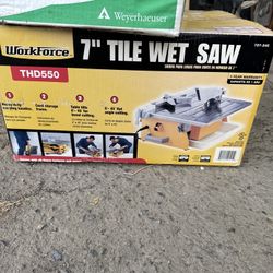WorkForce THD550 7" Tile Wet Saw New