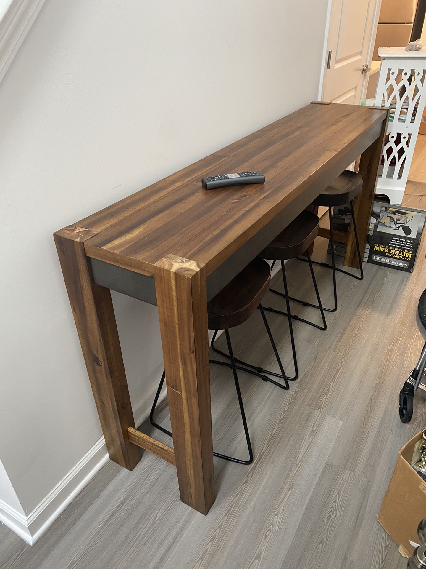 Kitchen table Counter Height (TABLE ONLY) (6FT BY 1FT 4INCH)