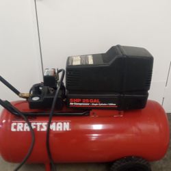 CRAFTSMAN 5HP 25 GAL AIR COMPRESSOR SINGLE CYLINDER/ OIL FREE