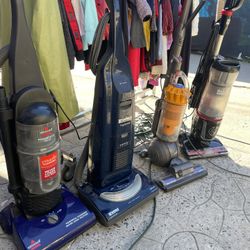 4 VACUUMS IN GOOD CONDITIONS WORKS GREAT $45 Each 