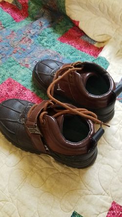 Boys polo boots size 13.5