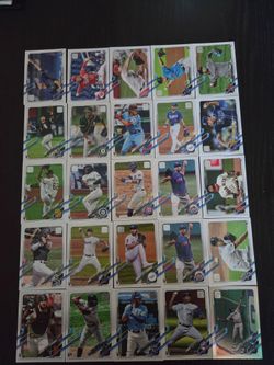 2021 & 2022 Topps MLB Baseball 50 Card Lot