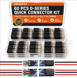 UEMDEYS 60-Piece D-Series Quick Connector Kit