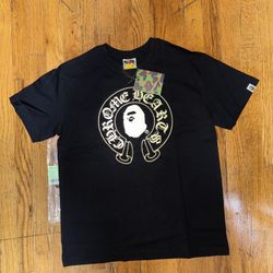 Bape tee Chrome hearts 