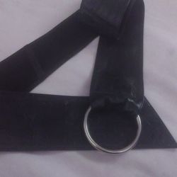 HOBO Intl. Black Leather Belt, Sz M/L (Like-New)