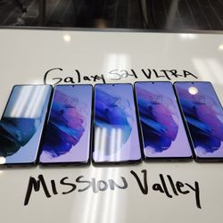 Samsung Galaxy S21 ULTRA Unlocked | Mission Valley Store | w/ Warranty 