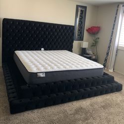 $999 Brand New King Bed Frame With Mattress (Read Description Below)