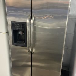 Ge Stainless Steel Side By Side Refrigerator 