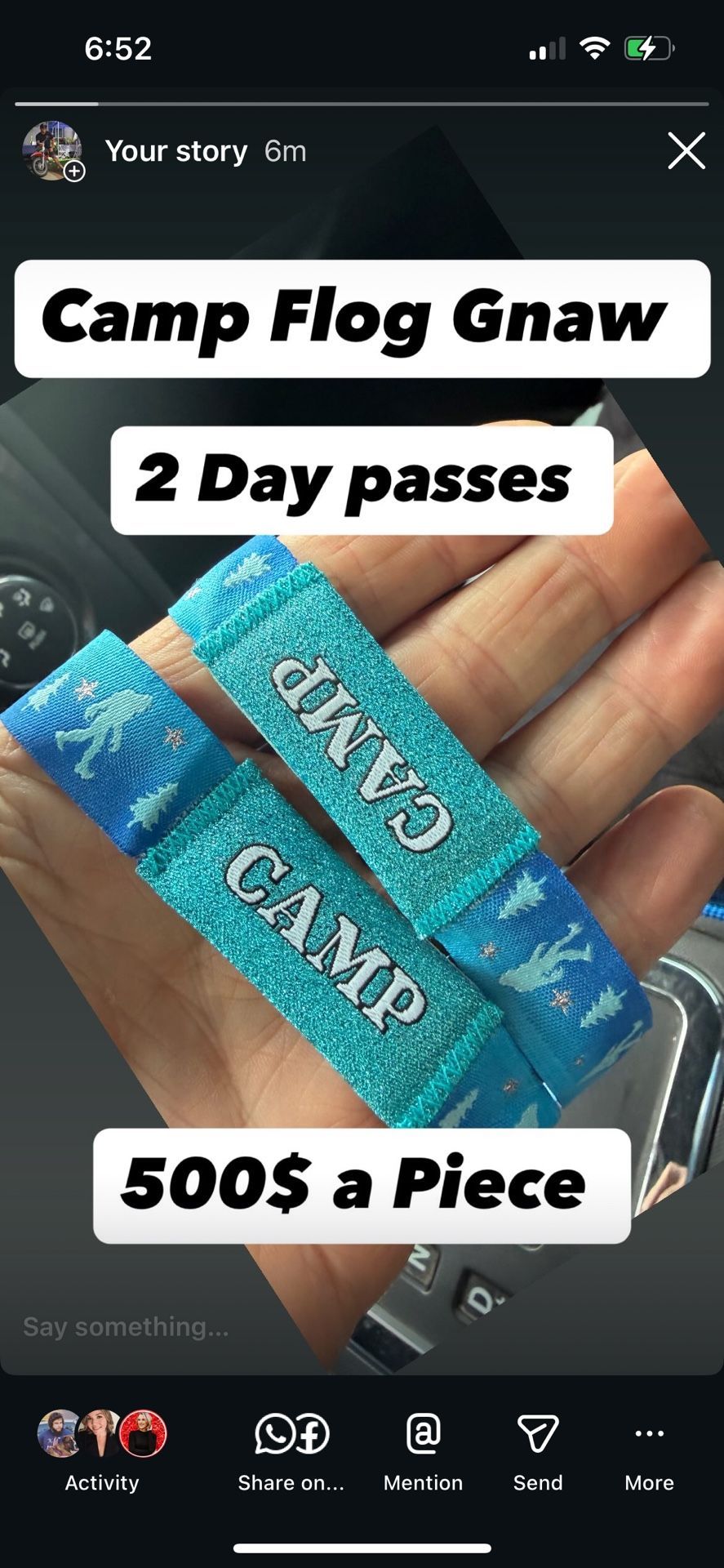Camp Flog Gnaw  $800