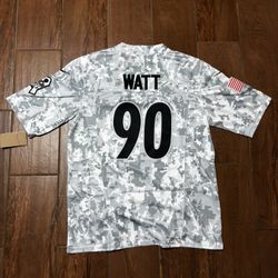 Tj Watt Steelers Military Jersey 