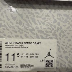 Nike Air Jordan’s 3