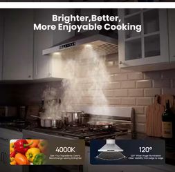 36" Wall Mounted Range Hood