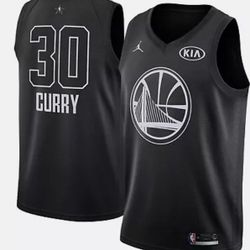 Steph Curry MEN Stitches Jersey Black XXL