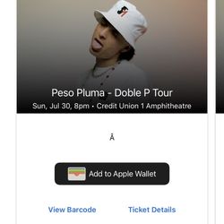 PESO PLUMA VIP MEET & GREET TICKETS