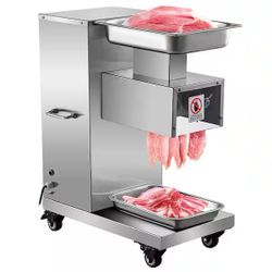 Commercial Meat Cutter Machine 750 Watt Stainless Steel Electric Meat Slicer Meat Slicers for Home Use