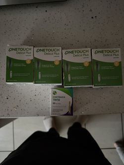 Blood Glucose Test Strip And Lancets 30 Gauge