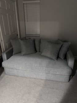 Gray Loveseat Couch