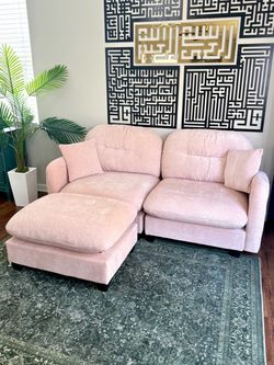 Pink couch