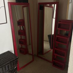 Mirrors And Shelving 