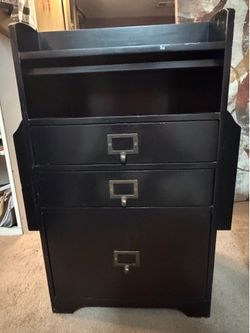 Black Wood Shelf