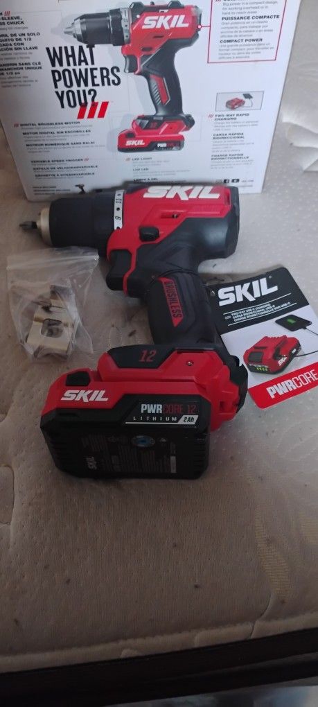SKIL PWR CORE 12-volt 1/2-in Keyless Brushless Cordless