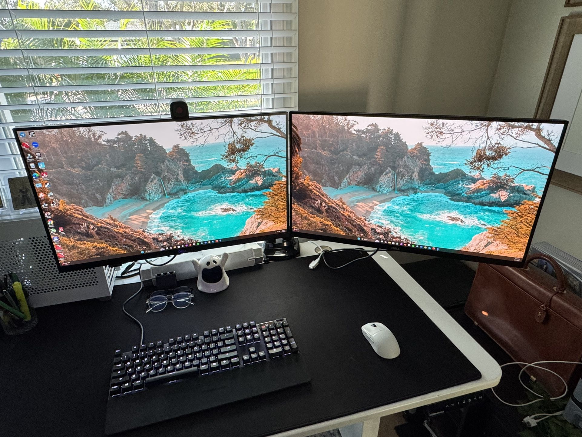 Dual Gaming Monitor Set Up Dell QHD 165Hz 27”