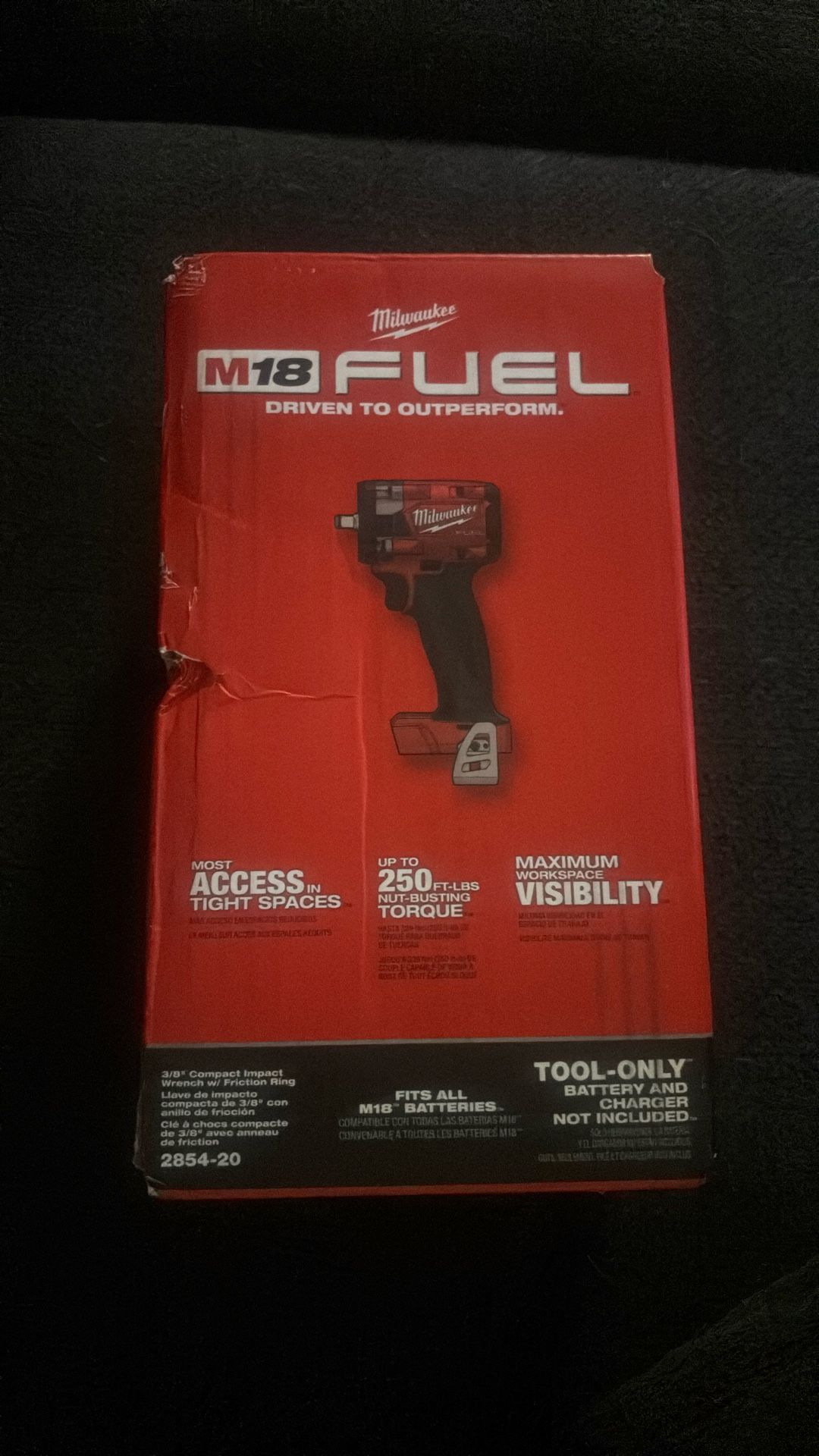 Milwaukee M18 Fuel 3/8” Compact Impact Wrench w/ Friction Ring