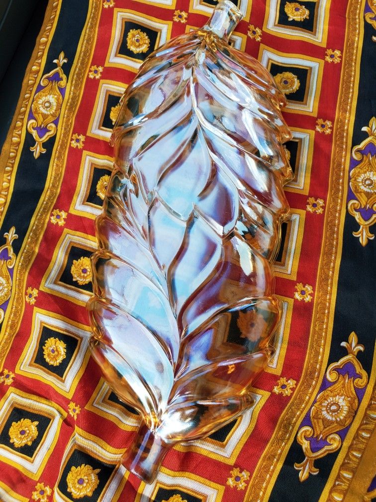 Carnival Glass Relish Tray