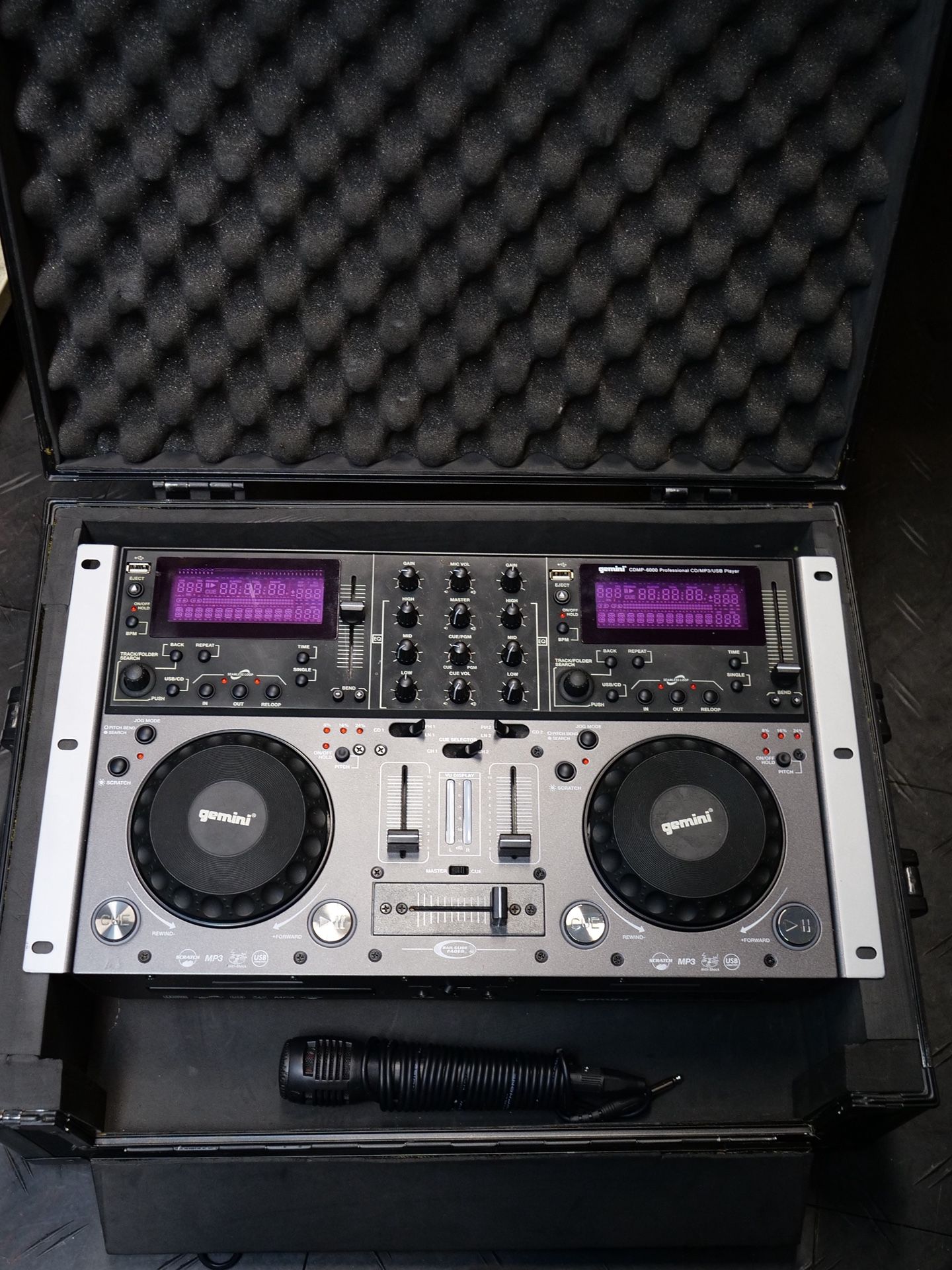 Gemini CDMP 6000 Professional CD/MP3/USB Player Dj Dual