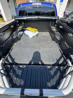 Homemade Toyota Tacoma rubber truck bed mat