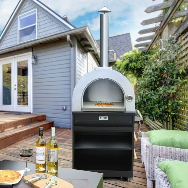 Thor Wood Fired Pizza Oven. Insulated Large Mouth, Neapolitan Maker