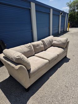 Biege Couch $150 OBO Pick Up Only