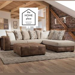 Huge Sale !!! ✨🔥 Come Get Your Brand New 2pcs Sectional, In Stock Ready For Delivery TODAY!! 🚚 