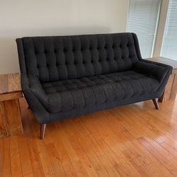 Modern Black Couch