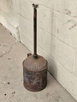 Antique Metal Canco Oiler 1890 with Spout