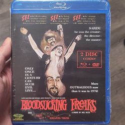 Bloodsucking Freaks Blu Ray DVD Combo SEALED Horror Movie Troma