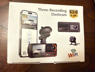 Front and rear Dashcam with WiFi
