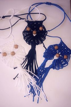 Collar de Búho tejido / Owl Necklace